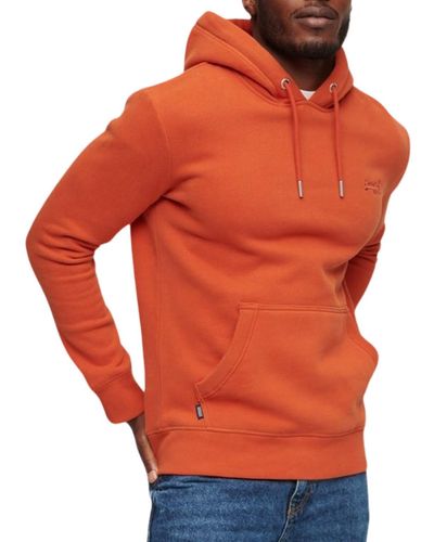 Superdry Hoodie Sweatshirt - Orange