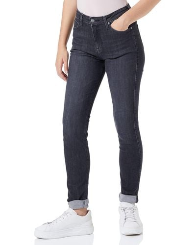 Lee Jeans ® 7/8-Jeans CAROL (1-tlg) Weiteres Detail, Plain/ohne Details - Blau