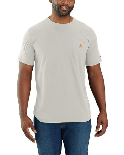 Carhartt Force Relaxed Fit Midweight Short-sleeve Pocket T-shirt - Gray