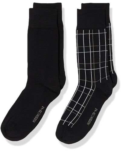 Hudson Jeans Traffic 2-pack Soh Knit Socks - Black