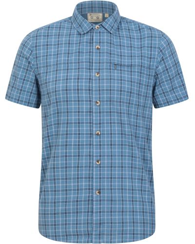 Mountain Warehouse Pflegeleichtes Baumwoll-Shirt für - Blau