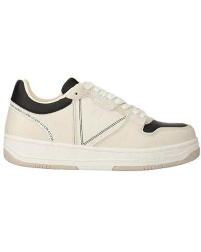 Guess Ancona Low Carryover Trainers For – Beige Model Fmpancele12 - White
