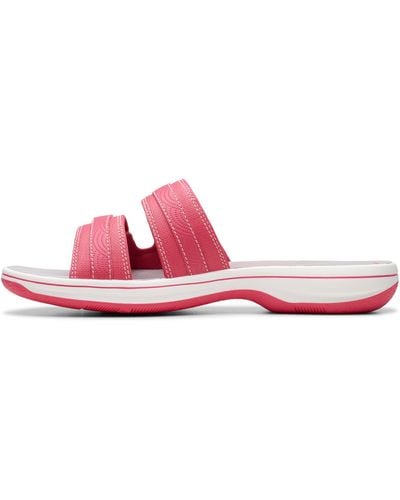 Clarks Breeze Piper Slide Sandal - Pink