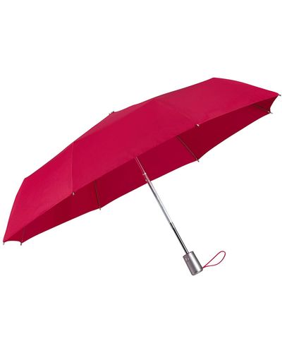 Samsonite Safe 3 Section Auto Open Close Umbrella 28.5 Cm Dark - Red