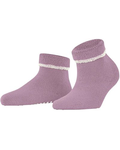 Esprit ESPRIT Hausschuh-Socken Cozy W HP Wolle rutschhemmende Noppen 1 Paar - Lila