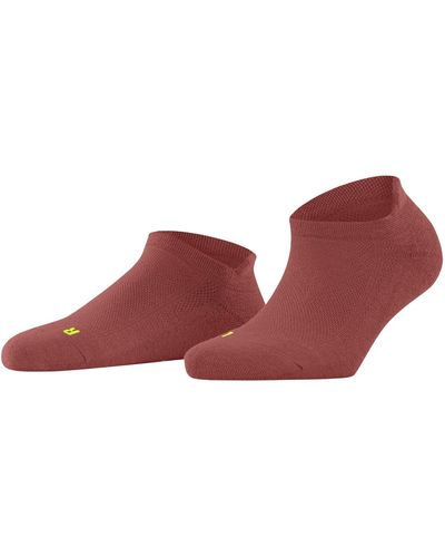 FALKE Cool Kick Trainer W Sn Soft Breathable Quick Drying Short Plain 1 Pair Socks - Red