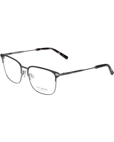 Ted Baker Damon Tb4343 Sleek Grey Square Full Rim Eyeglasses - Black