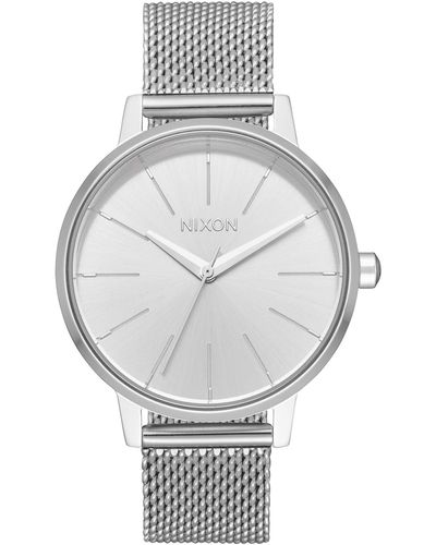 Nixon Analog Quarz Smart Watch Armbanduhr mit Edelstahl Armband A1229-1920-00 - Mettallic