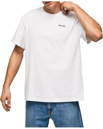 Pepe Jeans Rosbel T-shirt Voor - Wit