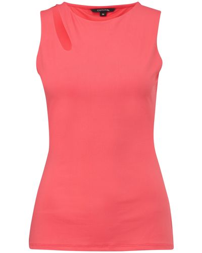 Comma, Top mit Cut Outs - Pink