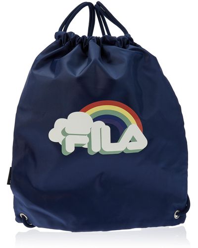 Fila Bohicon Rainbow Small Sport Drawstring Backpack Blue-onsize