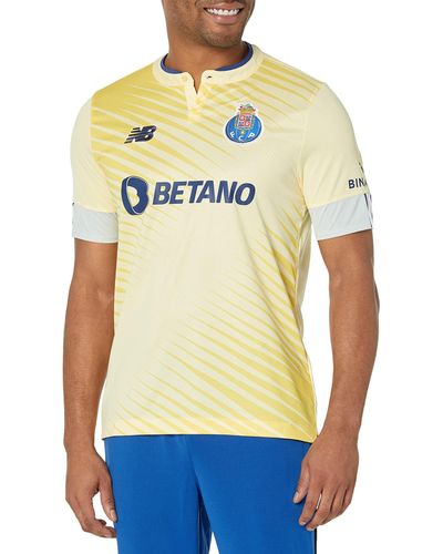 New Balance Fc Porto Short Sleeve Jersey 22 - Yellow