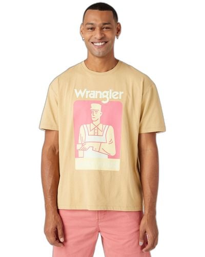 Wrangler Casey Jones Tee T-Shirt - Rosa