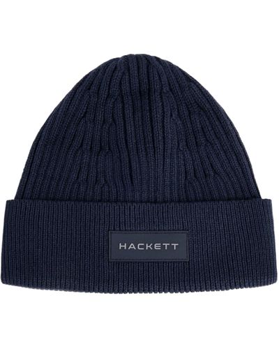 Hackett Hs Storm Beanie Hat - Blue