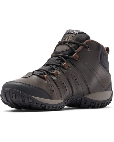 Columbia Woodburn Ii Chukka Wp Omni-heat High Rise Hiking Boots - Black