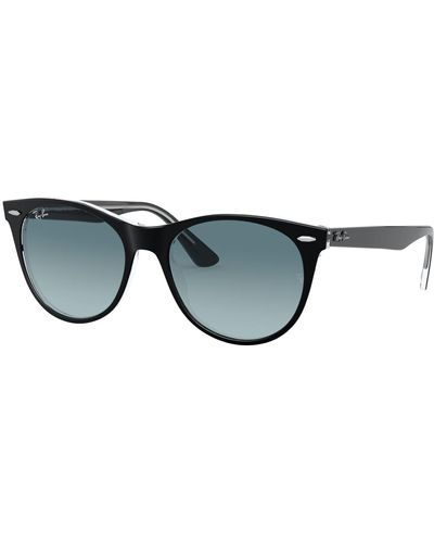 Ray-Ban Wayfarer ii classic lunettes de soleil monture verres bleu - Noir