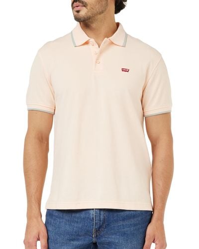 Levi's Housemark Polo T-Shirt - Blanc
