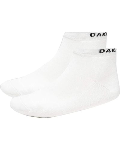 Oakley Short Solid Pcs Kurze Feste Socken - Weiß