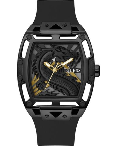 Herren | Lyst GW0713G2 Armbanduhr Grau für Nylon/Silikon Masterpiece DE Uhr Guess in