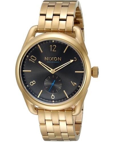 Nixon Analogue Swiss-quartz Watch With Stainless-steel Strap A950510 - Grey
