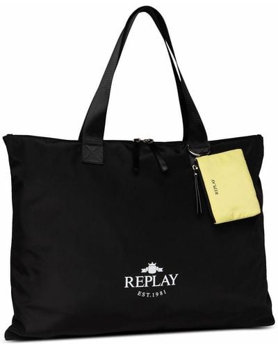 Replay Sac pour s en Nylon - Noir