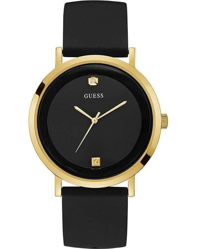 Guess Uhren Analog Quarz One Size Gold 87953564 - Schwarz