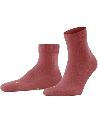 FALKE Cool Kick U Sso Soft Breathable Quick Drying Plain 1 Pair Short Socks - Red