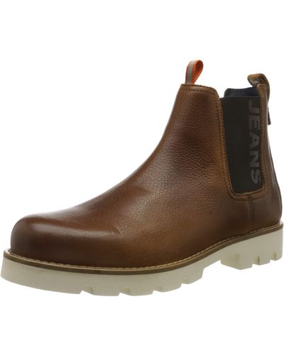 Tommy Hilfiger Tommy Jeans Light Chelsea Classic Boots Voor - Bruin