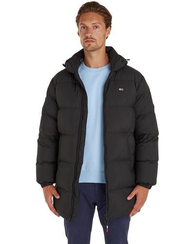 Tommy Hilfiger Tommy Jeans Essential Parka Down Winter - Negro