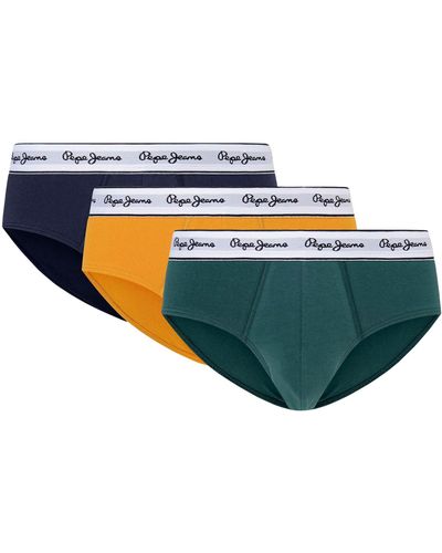 Pepe Jeans SOLID BF 3P Briefs - Mehrfarbig