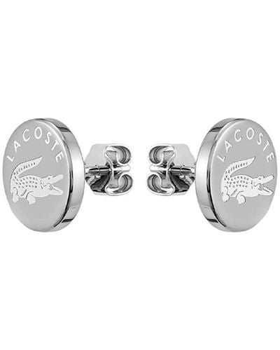 Lacoste Women's Sneak Collection Stud Earrings - 2040058 - Metallic