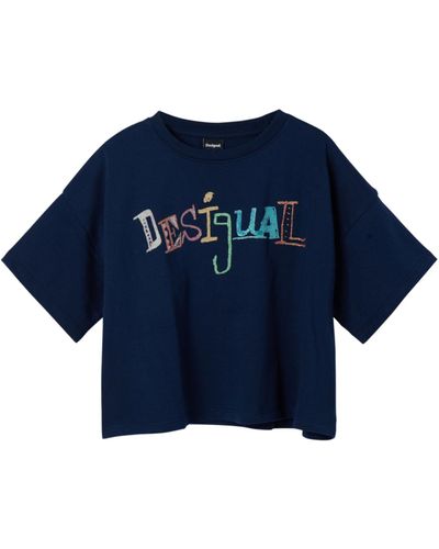 Desigual TS_Dalia Camiseta - Azul
