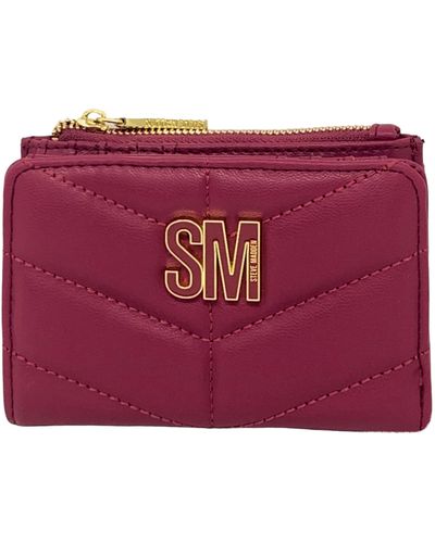 Steve Madden 's Bolly Quilted Bifold Wallet - Red