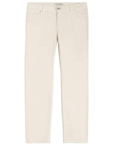 Trussardi Jeans 5 Pocket 105 Skinny High Waist Fit 56J000021T005865 28 Beige W202 Shell - Neutro