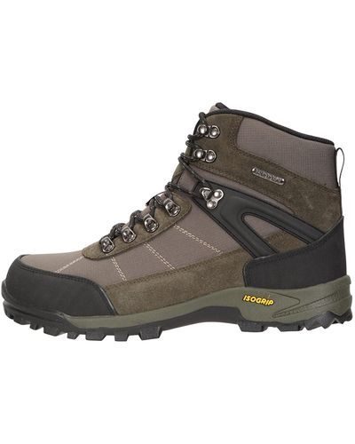 Mountain Warehouse Boots imperméables hommes Storm -chaussures IsoGrip - Marron