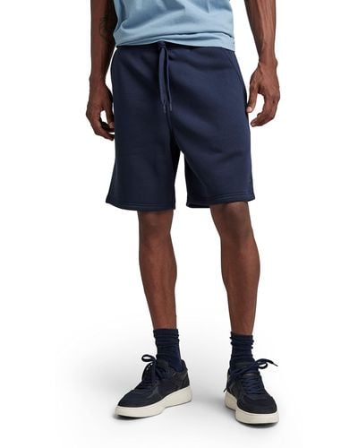 G-Star RAW Premium Core Sweat Shorts Pantalones Cortos - Azul