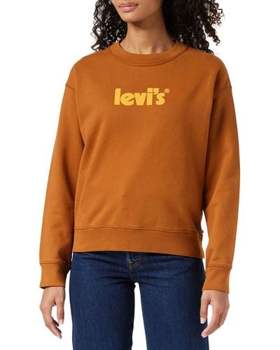 Levi's Graphic Standard Crew Sweatshirt - Oranje