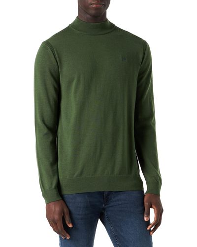 G-Star RAW Premium Core Mock Knit Pullover Felpa - Verde