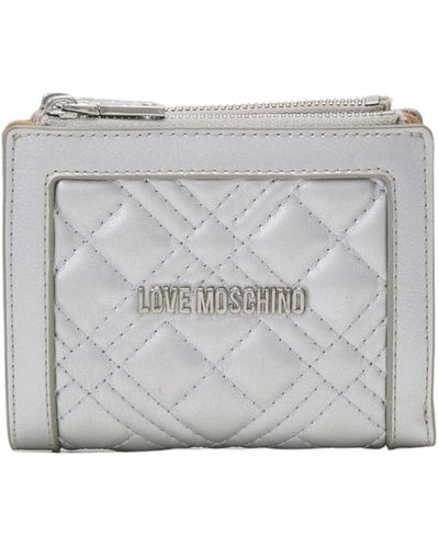 Love Moschino Geldbörse mit Reißverschluss für - Grau