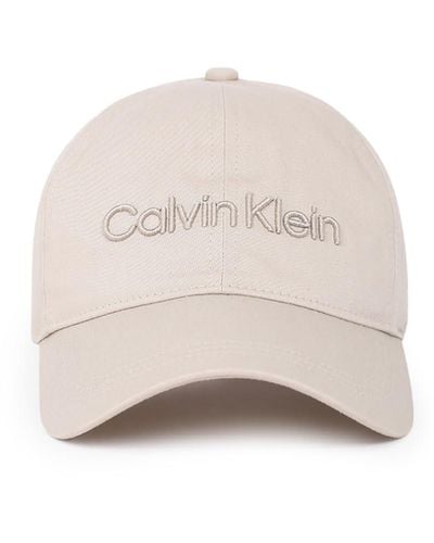 Calvin Klein Cap Calvin Embroidery Basecap - Natur