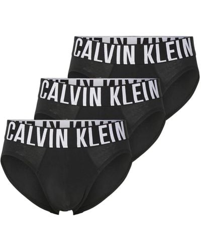 Calvin Klein Hip Brief 3Pk 000NB3607A - Noir