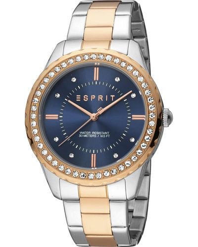 Esprit Lässige Uhr ES1L353M0105 - Blau