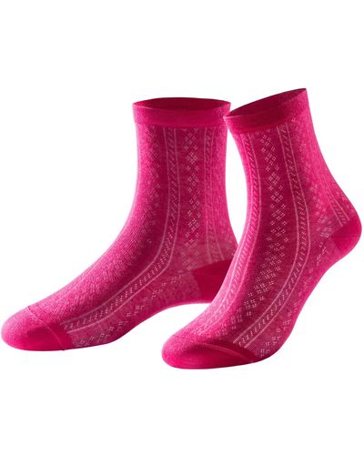 Schiesser Socken Klassische Socken - Pink