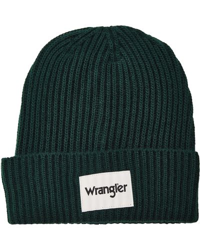 Wrangler Rib Beanie Hat - Schwarz