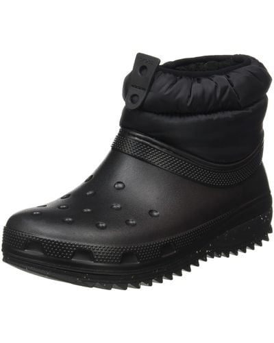 Crocs™ Klassieke Neo Puff Shorty Boot Voor W Snow - Zwart