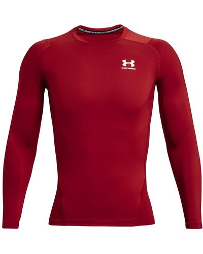 Under Armour Heatgear Compression Long-sleeve T-shirt - Red