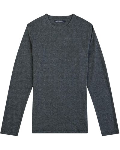 French Connection Long Sleeve Crewneck T-shirt Xx-large - Grey