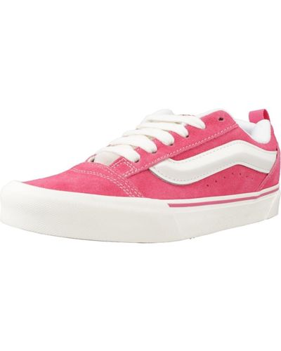 Vans Model Knu Skool Retro Pnktrwht - Pink