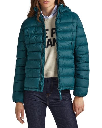 Pepe Jeans Maddie Short Puffer Jacket - Multicolor