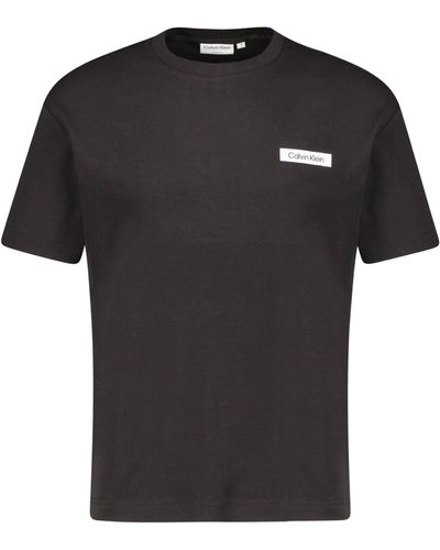 Calvin Klein T-Shirt CLOUD PHOTO BACK PRINT - Schwarz